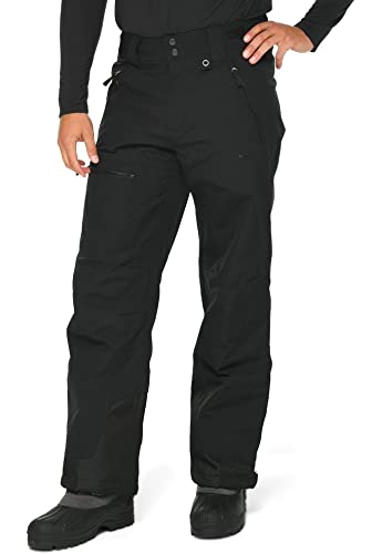Arctix Men's Mountain Insulated Ski Pants, Black, Medium/30' Inseam