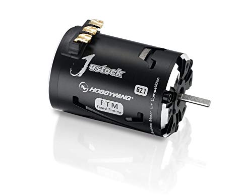 JUSTOCK Black G2.1 brushless Motor for 1/10, 1/12, Zero Timing, Spec Racing (17.5T G2.1)