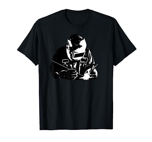 Welder Silhouette Shirt | Cute Shadow Craftsman T-Shirt Gift