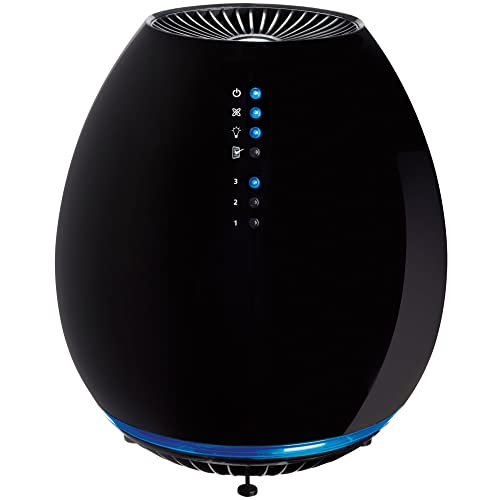 Holmes HEPA-Type Small Room Air Purifier, 112 Sq. Ft. Coverage, 11-3/8' x 9-3/8', Black