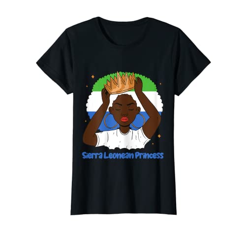 Sierra Leonean Princess Afro Hair T-Shirt