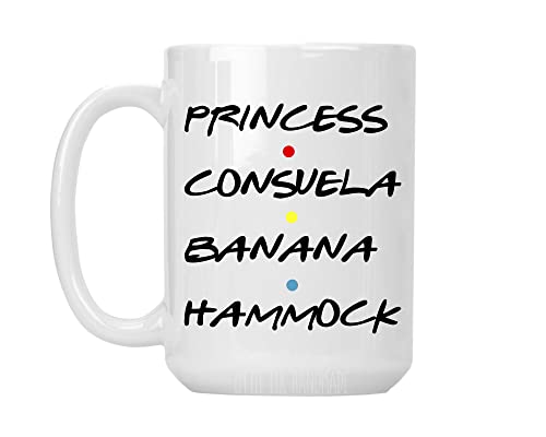 Princess Consuela Banana Hammock - Ceramic Coffee Mug Large 15 oz White Cup
