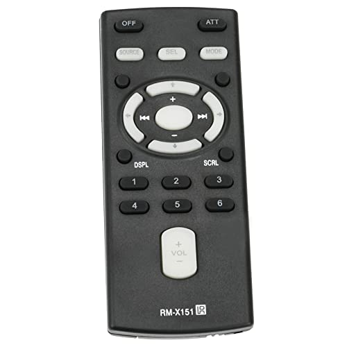 RM-X151 Replace Remote sub RM-X153 RM-X154 Compatible with Sony Compact Disc Player CDX-GT500US CDX-GT250MP CDX-GT350MP CDX-GT550UI CDX-GT650UI CDX-GT25MPW CDX-GT35UW CDX-GT55UIW CDX-GT64UIW