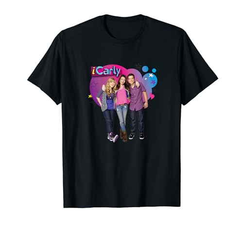 iCarly Cast Bubble Carly, Sam, and Freddie T-Shirt