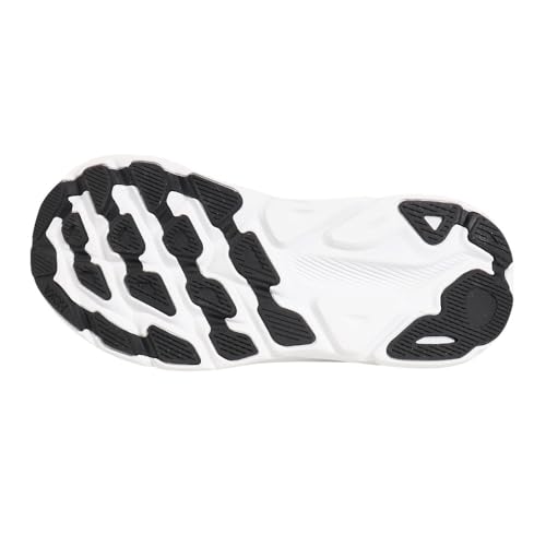 Hoka Women's Clifton 9 Sneaker, Black/White, 8.5
