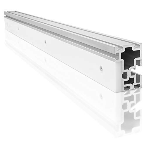 Peachtree Woodworking Supply Uni Style Table Saw Fence with Sacrificial UHMW Sub Fence Face | Designed as an Upgrade For Older Delta Uni Saws Proudly MADE IN USA 43' Length