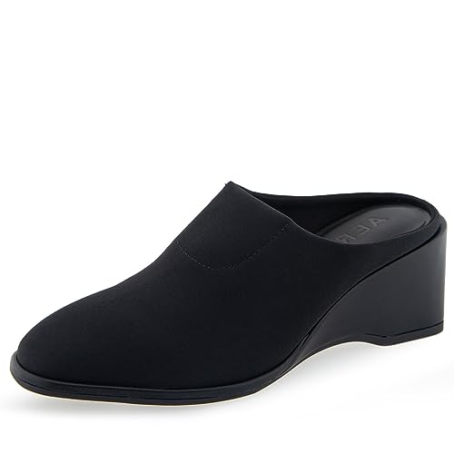 Aerosoles Women's AKI Mule, Black Stretch, 8