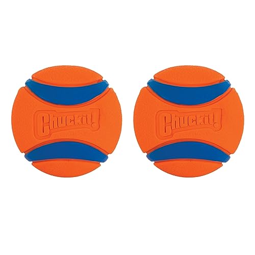 Chuckit! Ultra Ball Dog Toy, Small (2 Inch Diameter), Pack of 2, for Breeds 0-20 lbs