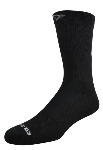 Drymax Work Boot Crew Socks, Black, Medium