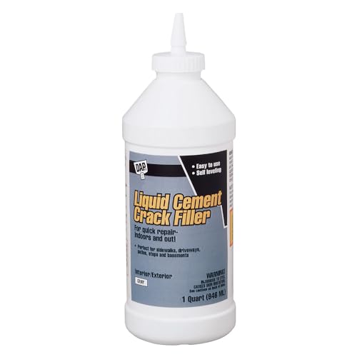 DAP 37584 Liquid Cement Crack Filler, 1 quart, Gray