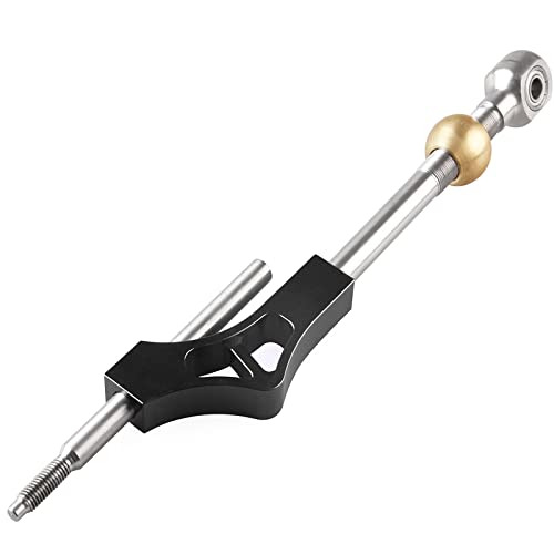 RYANSTAR Shifter Extender Adjustable Short Shifter Compatible with Ciciv CRX Del Sol Acura Integra B or D Series Engine Black
