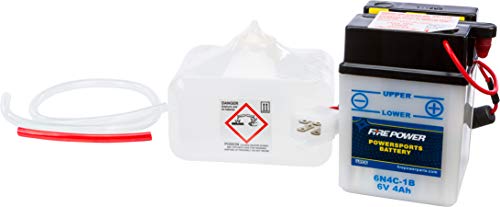 Fire Power 6V Battery W/Acid Pack 6N4C-1B