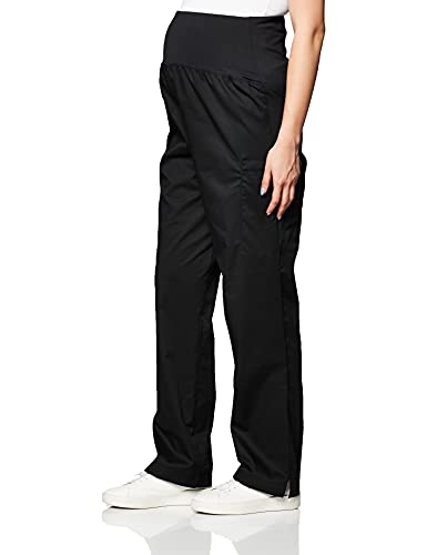 WonderWink Womens Wonderwork Fashion Maternity Pants, Black, Large US