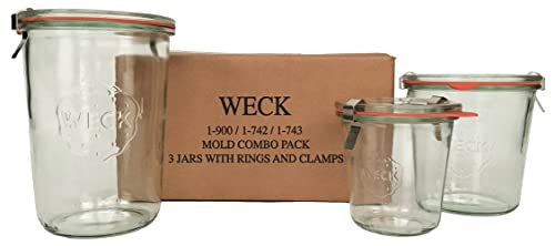 WECK Mold Jar Combo Packs (Standard)