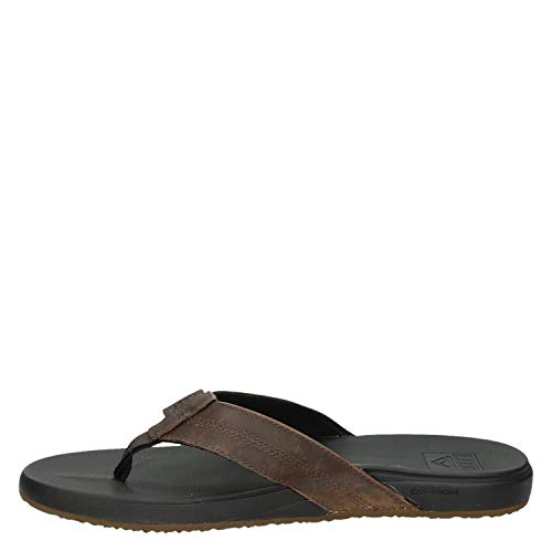 Reef Men's Cushion Phantom LE Sandal, Black/Brown, 11 M US