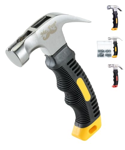 Mr. Pen- Hammer, 8oz, Small, Camping Claw Hammer, Stubby Tack Hammer, Hammers Tools, Nail Hammer for Women, Magnetic Handy Hammer, Teal Hammer For Kids