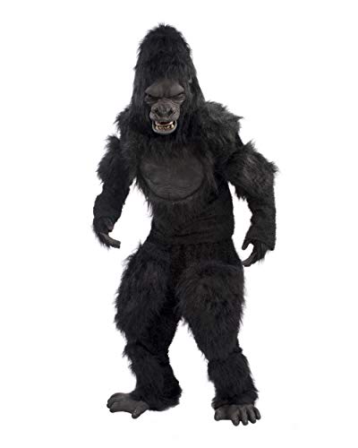Zagone Studios Tree Hugger Gorilla Costume with Mask, Pants, Shirt, Gloves and Feet Black