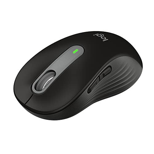 Logitech Signature M650 Wireless Mouse - For Small to Medium Sized Hands, 2-Year Battery, Silent Clicks, Customizable Side Buttons, Bluetooth, for PC/Mac/Multi-Device/Chromebook - Black