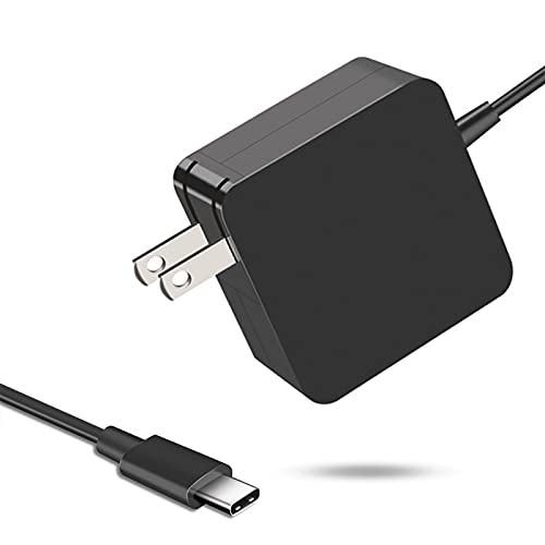 PDUSBSZ 65W USB C Power Adapter, Type C Power PD Wall Fast Charger Compatible with Mac Book Pro, Dell Latitude, Lenovo, Huawei Matebook, HP Spectre, Acer Chromebook and Any Laptops or Smart Phones