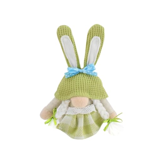 Kumquat Plush 1pc Spring Faceless Doll Easter Green Gnomes Easter Gnomes Easter Decorative Doll Ornaments Wiggles Plush (B, One Size)