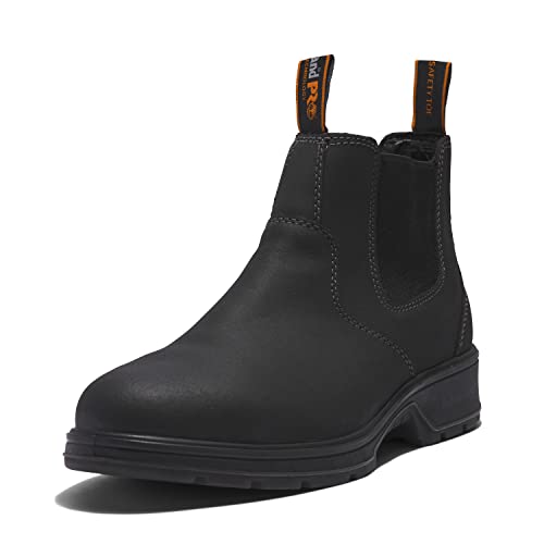 Timberland PRO Men's Nashoba Composite Safety Toe Chelsea Boot, Black-2024 New, 10