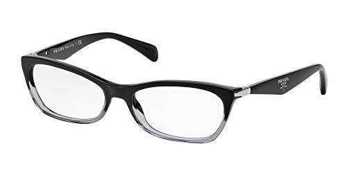 Prada PR15PV ZYY/1O1 Eyeglasses, Black Gradient Transparent, 53mm