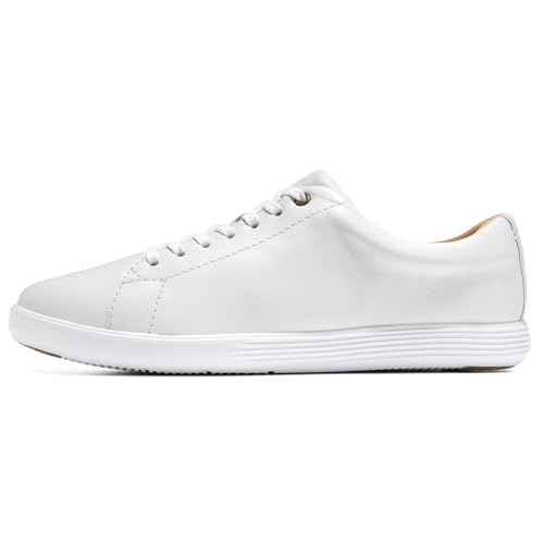 Cole Haan womens Grand Crosscourt Sneaker, Bright White Leather/Optic White, 8 US