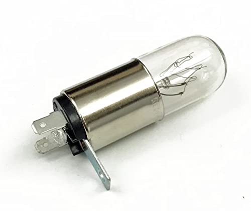 Microwave Light Bulb Lamp Compatible with Sharp Model Numbers R-306LK, R-403JK, R-404JK, R-308NW, R-204EWA, R-360EZ