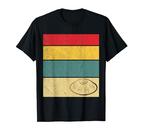 Handpan Music Love Retro Handpan T-Shirt