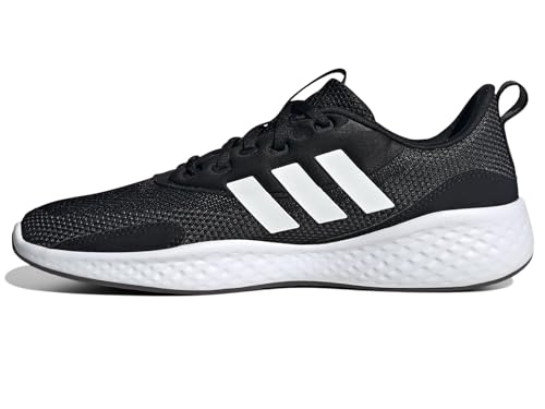 adidas Men's Fluidflow 3.0 Sneaker, Core Black/White/Grey, 10