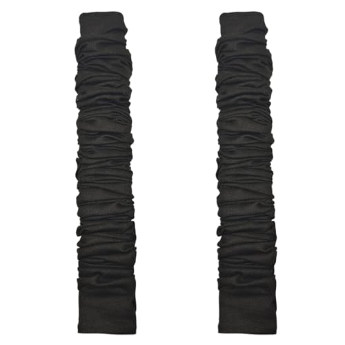 Fabric Cord Cover & Chandelier Chain Cover 2 Pack 6Feet Length for Chandelier Lighting Wires Natural Burlap Easy to Install (Black)