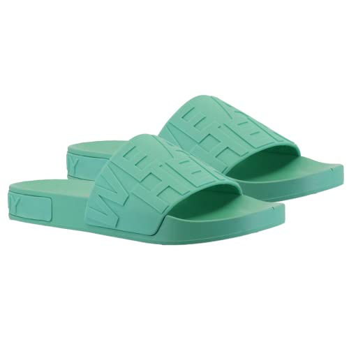 RICKY SARKANY | Platform Sandals Women - Green - Size 10 | Slides Women - Beach Essentials - Flip Flops for Women | Comfy Sole - House Slippers for Women - Womens Shoes for Summer