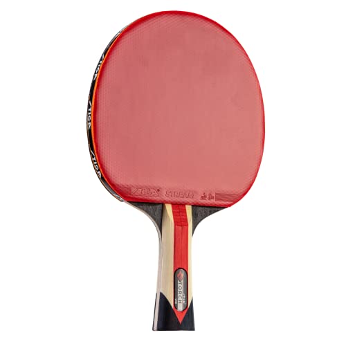 STIGA Torch Ping Pong Paddle - 5-Ply Ultra-Light Blade - 2mm Tournament-Approved Sponge - Flared Handle for Enhanced Control - Competitive Table Tennis Racket for Family Fun