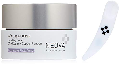 NEOVA SmartSkincare Creme de la Copper Moisturizing Cream with DNA Repair Enzymes and Copper Peptide Complex for All Day Hydradtion. Dermatologist Tested.