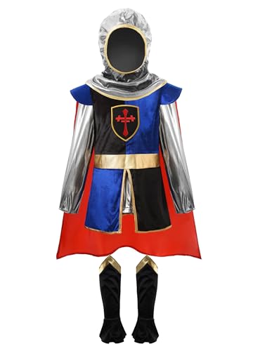 ReliBeauty Kids Knight Costume for Boys and Girls,9-11/150