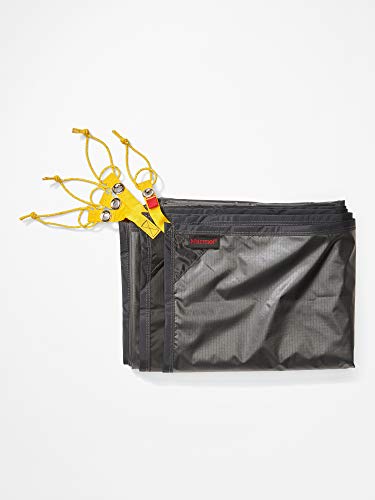 Marmot Tungsten UL 2P Footprint, Waterproof Tent Footprint, groundsheet for 2 Person Tent Tungsten UL 2P, Slate Grey, ONE