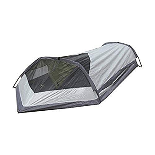 WFS 1-Person T-Bivy Camping Tent with Rain Fly, Green 7.7' x 3.2' x 2'