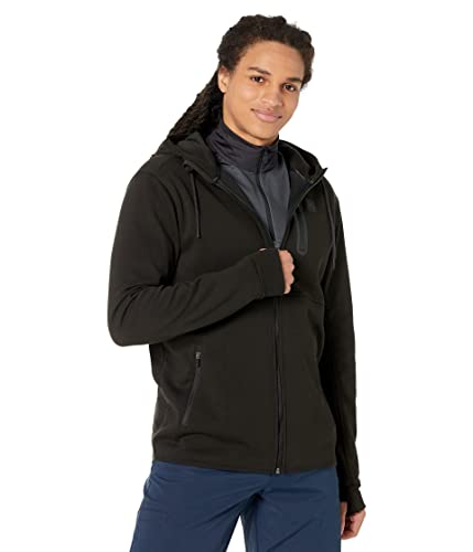 Rip Curl Men's Departed Anti Series Technical Zip Up Hooded Sweatshirt, Black, Large