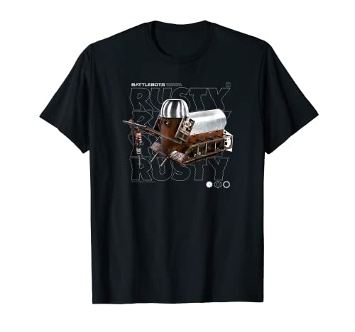 BattleBots Rusty Robot Text Stack T-Shirt