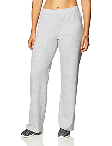 Hanes Women's EcoSmart Open Bottom Leg Sweatpants,Light Steel,XX-Large