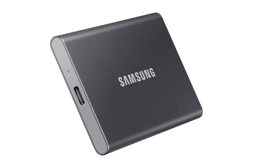 Samsung T7 Portable SSD - 1 TB - USB 3.2 Gen.2 Externe SSD Titan Gray (MU-PC1T0T/WW)