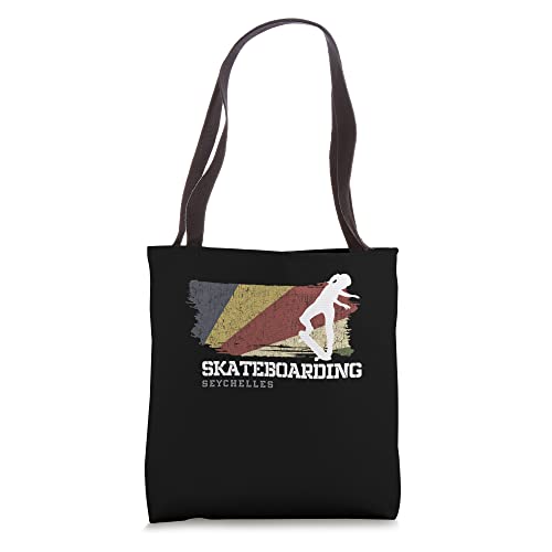 Womens Skateboarding Seychelles Extreme Sports Skater Tote Bag