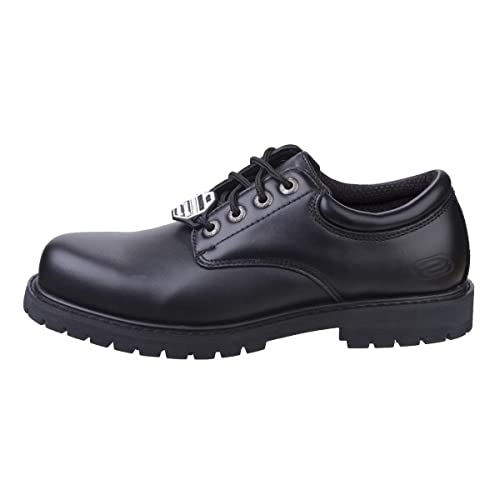 Skechers mens Cottonwood- elks health care and food service shoes, Black, 10.5 US