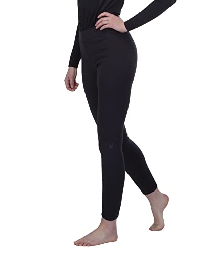 Spyder Women's Standard Baselayer Pants, Black, Medium