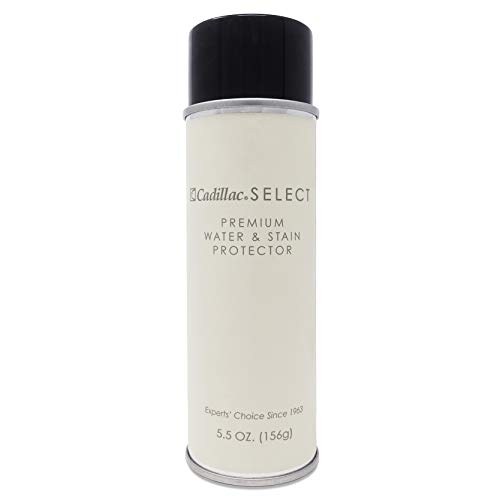 Cadillac Select Premium Water Repellent & Stain Protector Waterproofing Spray Great for use on Suede Shoes, Sheepskin, Nubuck, and Leather