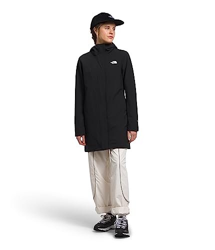 THE NORTH FACE Women's Shelbe Parka Length with Hood, TNF Black, Medium