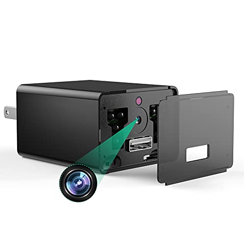 Swayfer Tech No WiFi Security Camera – Night Vision Charger Camera – 1080P Motion Activated Camera – Plug and Play Design – 128GB Storage Capacity – Wide Viewing Angle – Compact Design