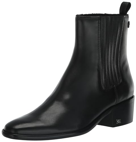 Sam Edelman Women's Bronson Chelsea Boot, Black Leather, 9