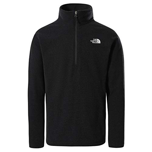 THE NORTH FACE Men's Textured Cap Rock ¼ Zip Pullover Sweatshirt, TNF Black, Small