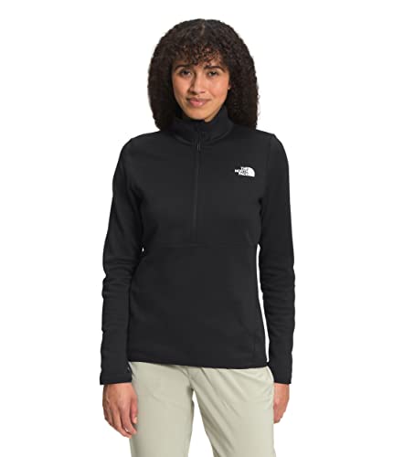 THE NORTH FACE Women's Canyonlands ¼ Zip Sweatshirt, TNF Black 2, Small